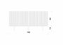 Hanah Home Capella 160 - Blanco